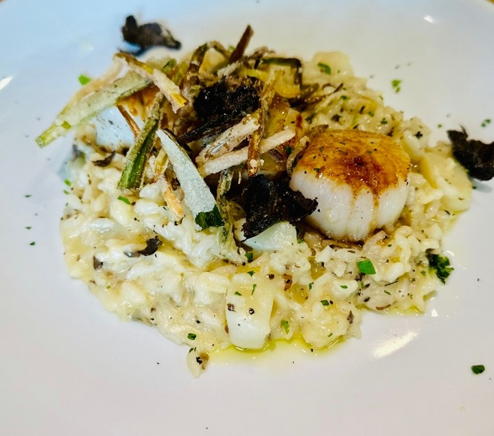 RISOTTO alle CAPESANTE e TARTUFO