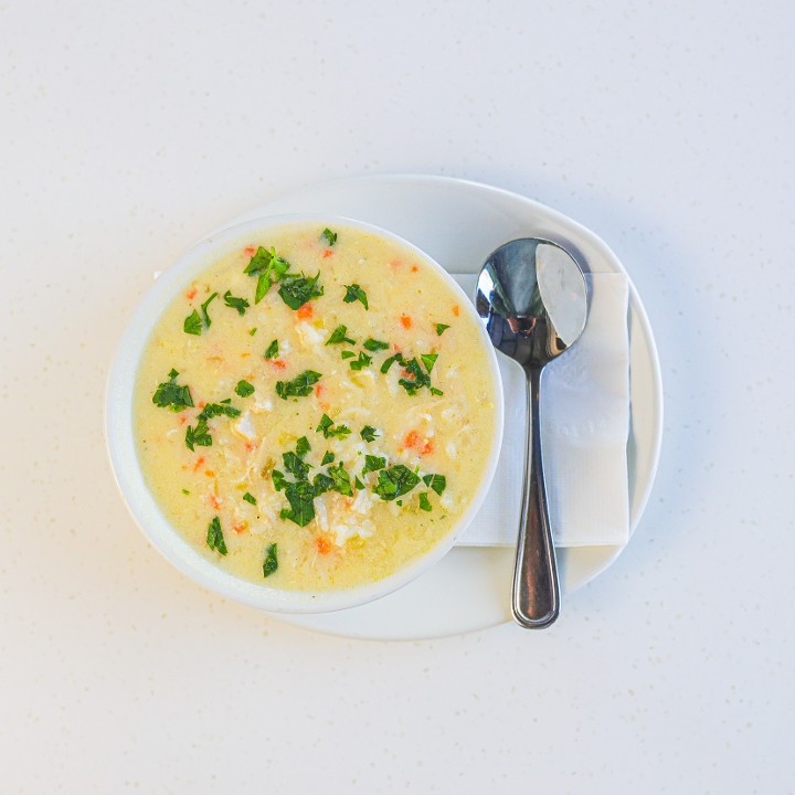 Avgolemono Soup.
