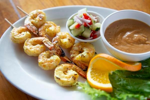 Satay Prawns