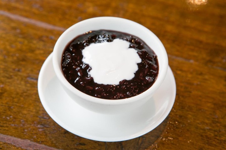 Black Sticky Rice Pudding