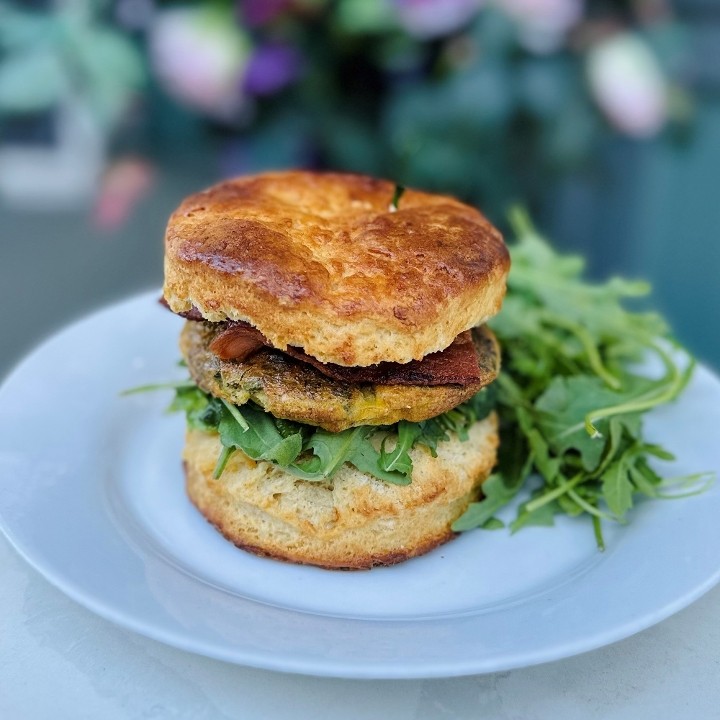 Build Your Own Scone Breakfast Sandwich