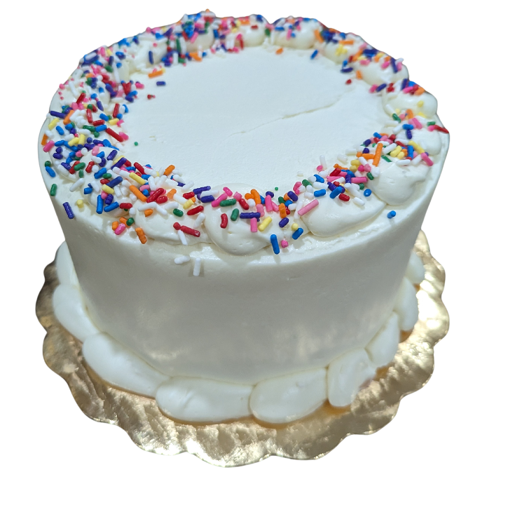 6" Vanilla  Cake