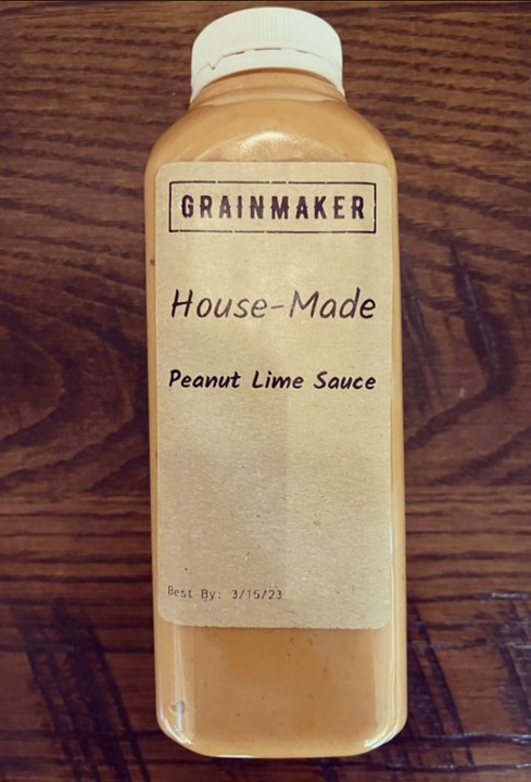 Peanut Lime Sauce Bottle