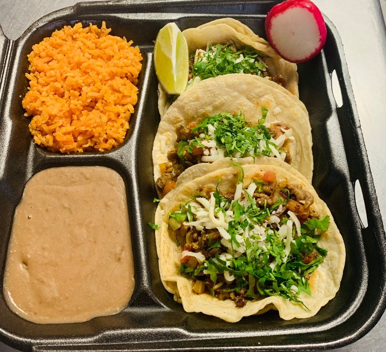 3 Tacos Alambre