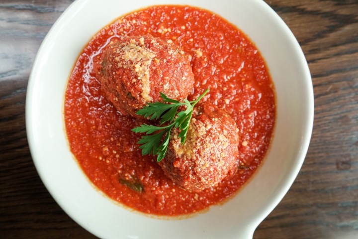 Polenta with Meatballs