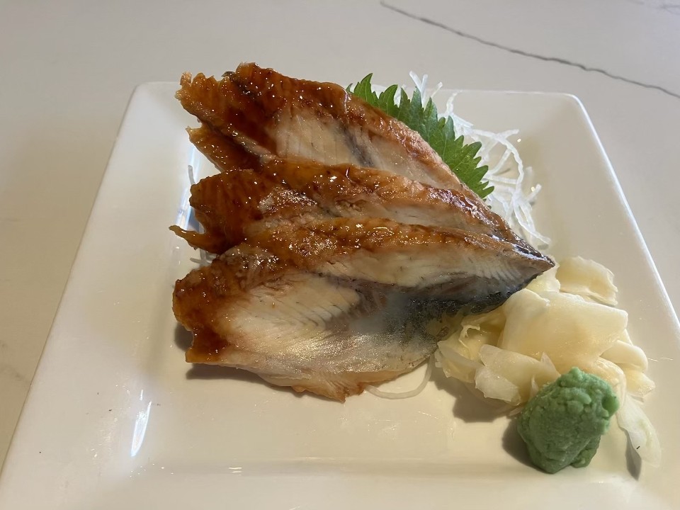 Unagi  (3pc) Freshwater Eel) Sashimi