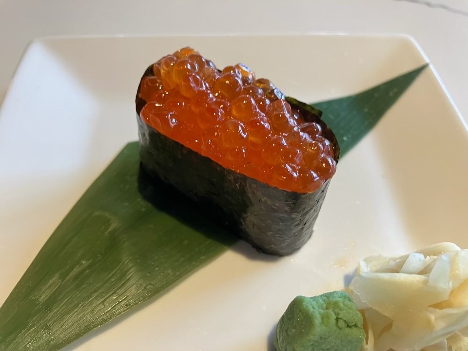 Ikura (Salmon Roe) 1 pc Nigiri/ w rice