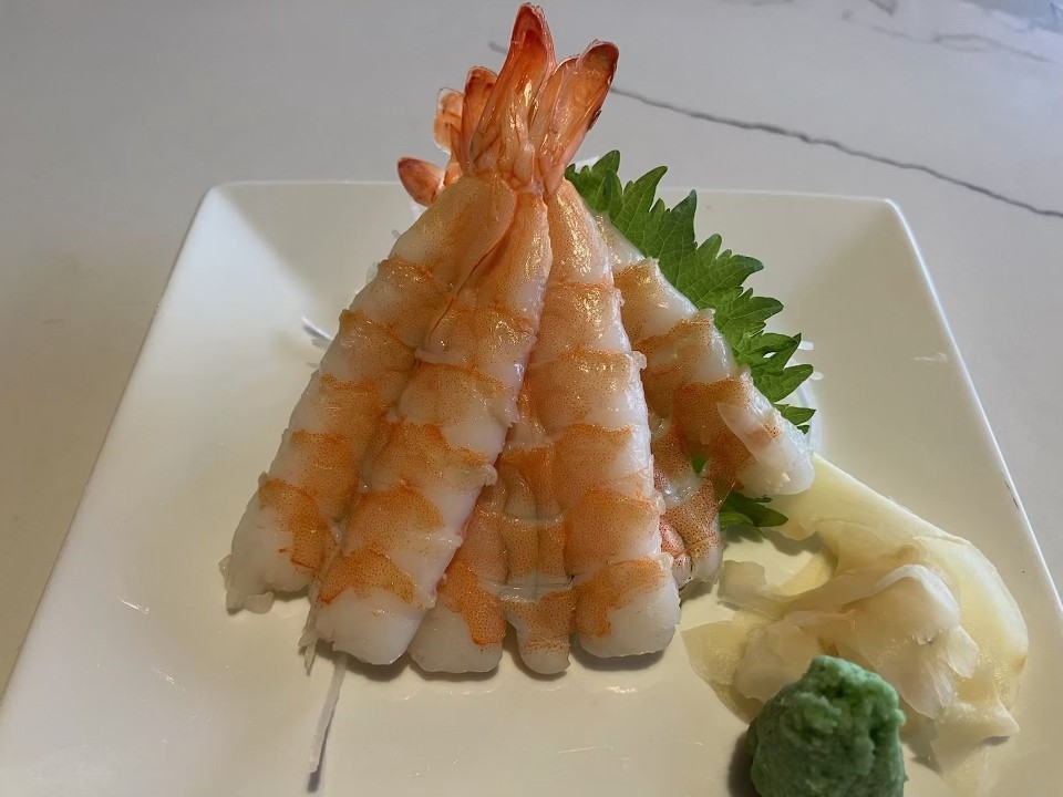 Ebi  (3pc) cooked Shrimp) Sashimi