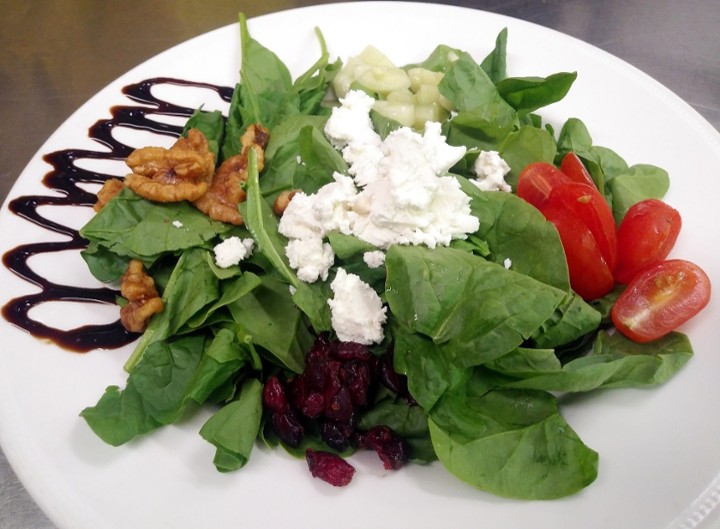 Spinach and Goat Cheese Salad