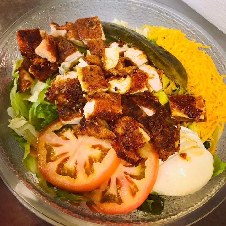 • Spicy Chicken Fried Chicken Salad