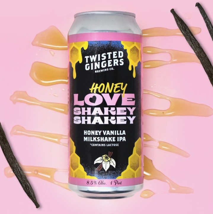 4Pack 16oz Honey Love Shakey Shakey