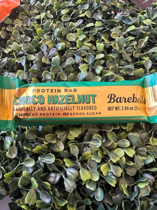 Barebells protein bar choco hazelnut