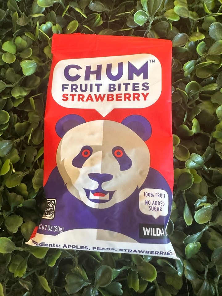 chum fruit bites .7 oz strawberry
