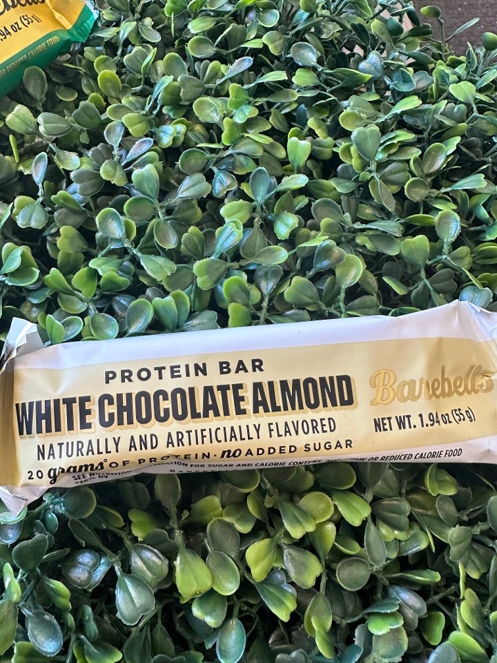 Barebells protein bar white chocolate almond