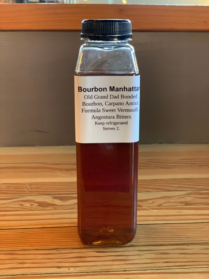 Bourbon Manhattan - serves 2