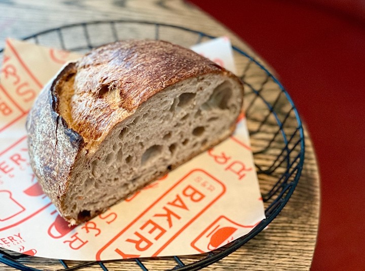 Half Loaf of Olive Chilli Sourdough