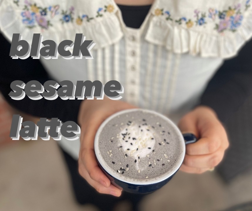 Large Black Sesame Latte (Hot)