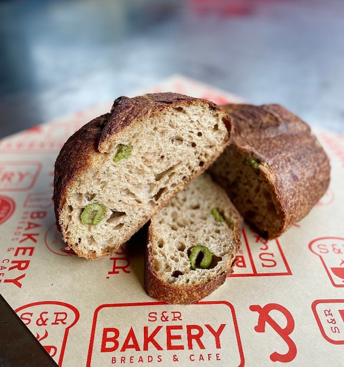 Olive & Calabrian Chile Sourdough