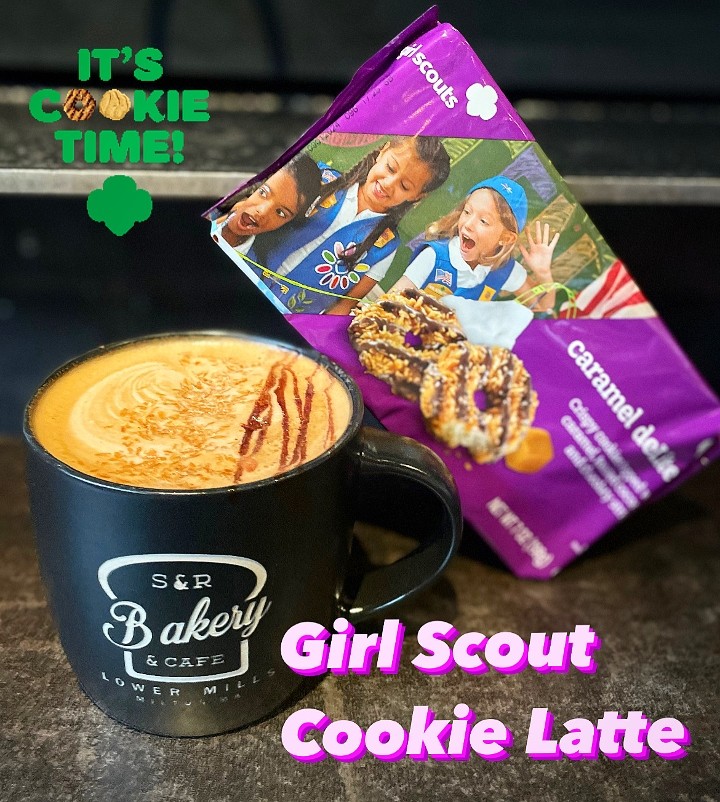 Small Girl Scout Cookie Latte