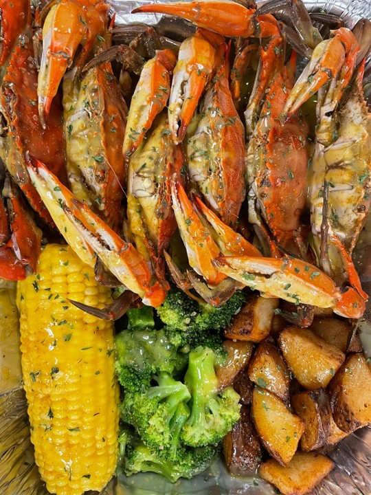 6 Maryland Blue Crab (Body Crab) Crab Platter