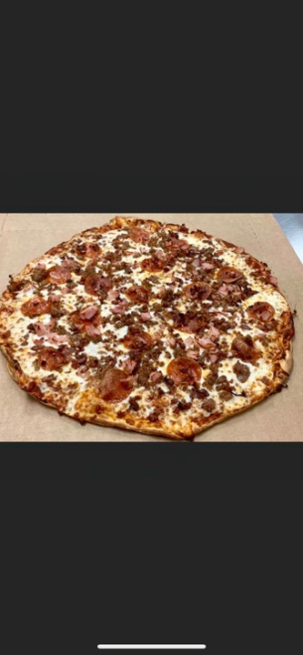 Half Meatzilla Pizza