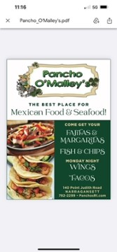 Pancho O'Malleys 140 Point Judith Road