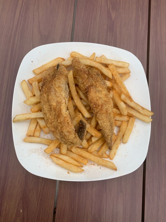 Fried Fish w/ Johnny's Seasoned Fries