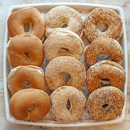 BAGEL PLATTER WITH CREAM CHEESE