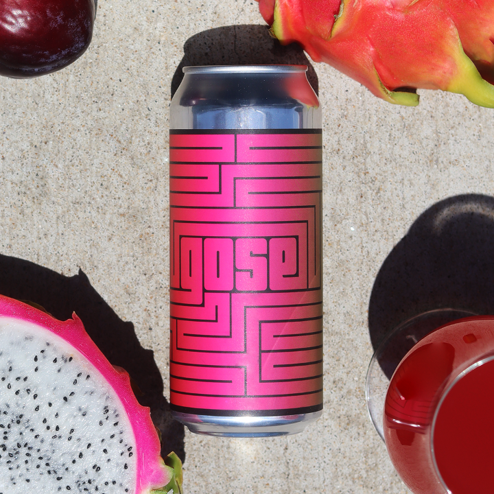 Gose w/ Dragonfruit & Passionfruit • SOUR ALE • 4-pack