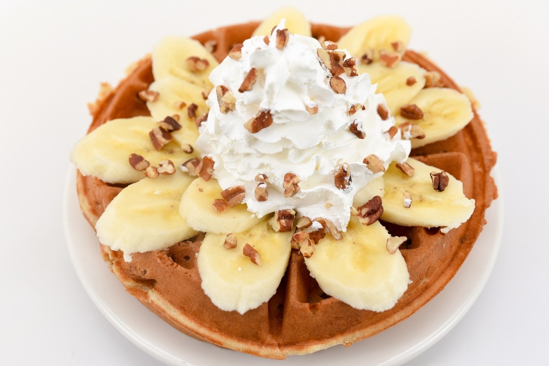 Banana Pecan Waffle