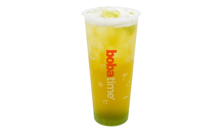 It&amp;#39;s Boba Time DTLA - Green Grape Iced Tea