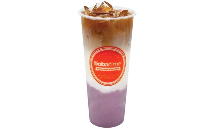 Fresh Taro Black Tea Latte