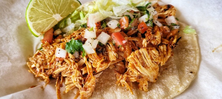 Shredded Chicken Taco