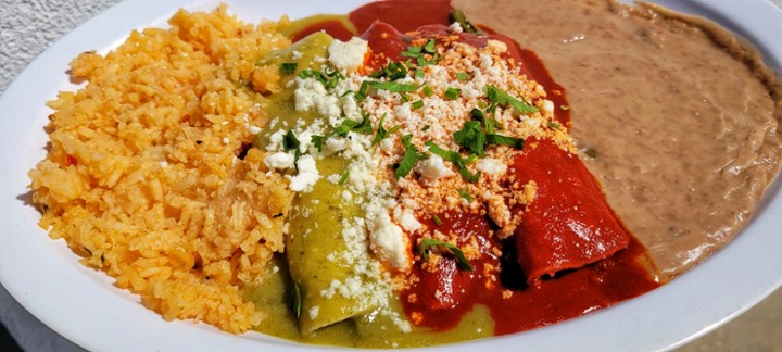 Enchiladas El Bajio Plate