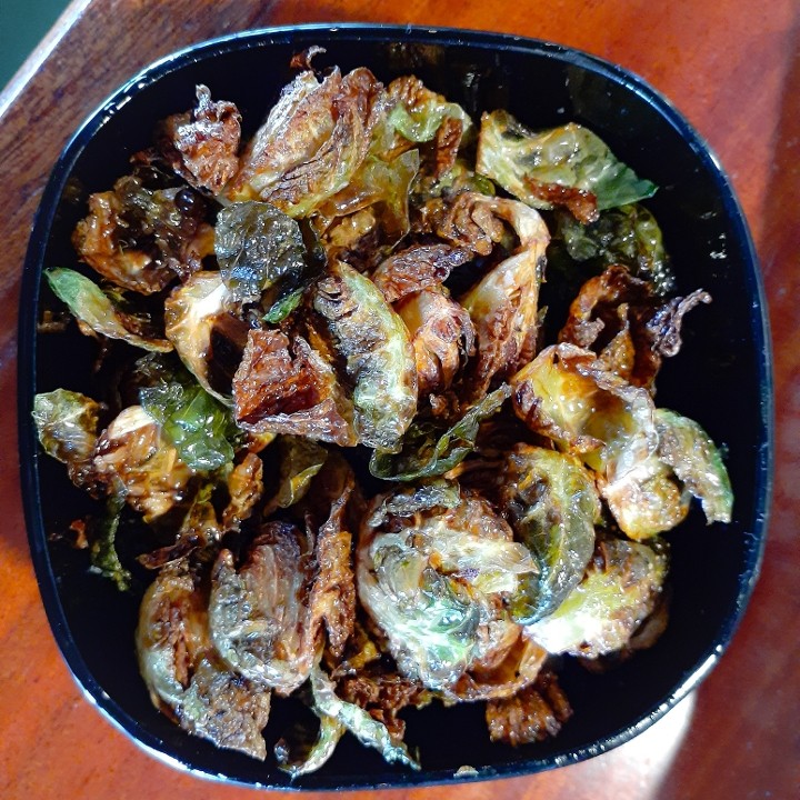 FRIED BRUSSELS SPROUTS