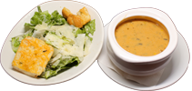 Soup Bowl w/Caesar Salad