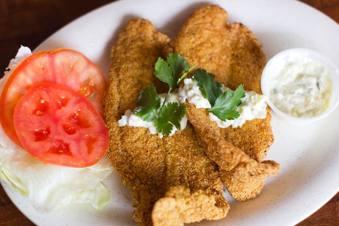 Southern Style Fried Fish & Eggs