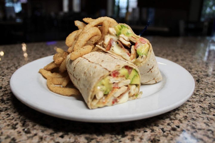 Avocado Club Wrap