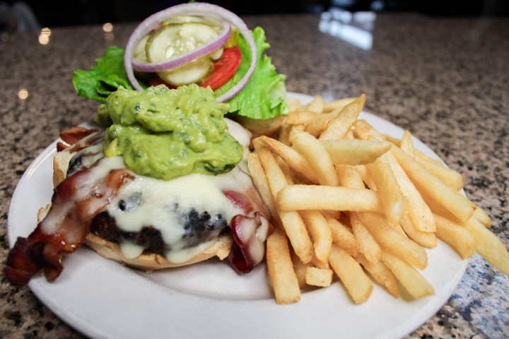 Guacamole Swiss Burger