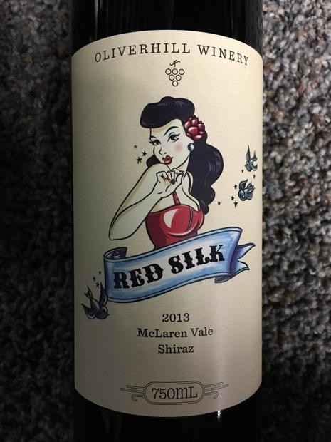 Oliverhill Winery Red Silk Shiraz - Bottle