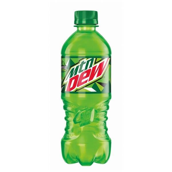 Mtn Dew 20oz Plastic Bottle