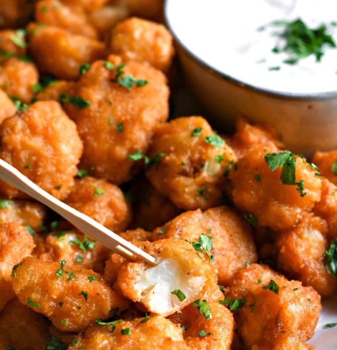 Buffalo Cauliflower w/blue cheese