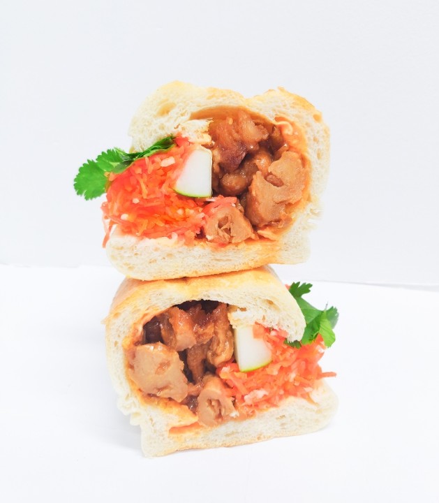 #6 Ginger Seitan Bites Banh mi