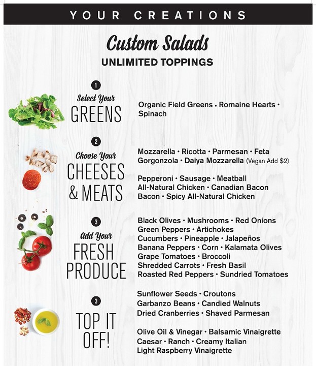 zPieology Korea Town - Create Your Own Salad