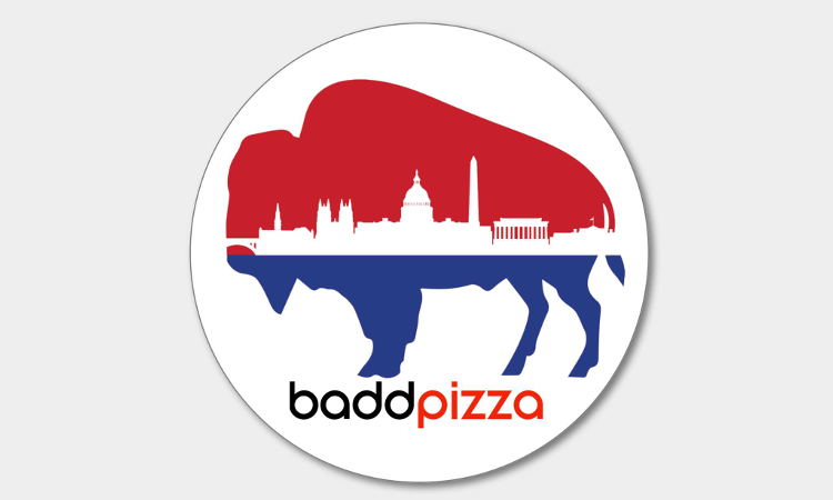 baddpizza Vinyl Sticker - 2.5" Round