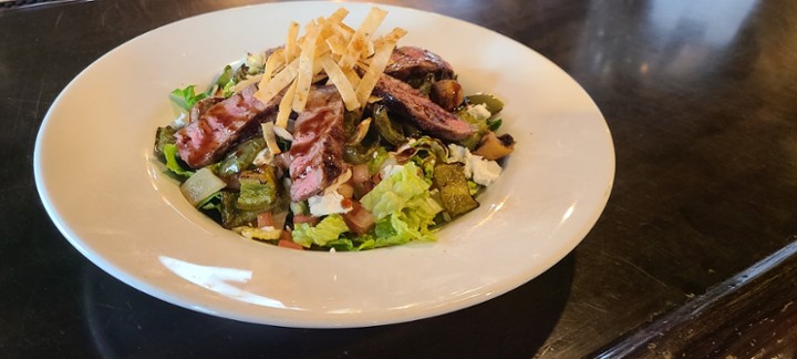 Roasted Veggie Steak Salad