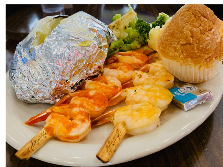 Grilled Shrimp Skewer Dinner