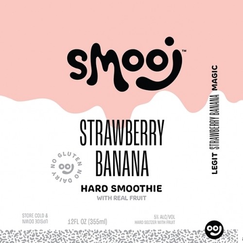 Strawberry Banana- Smooj - 12oz Can