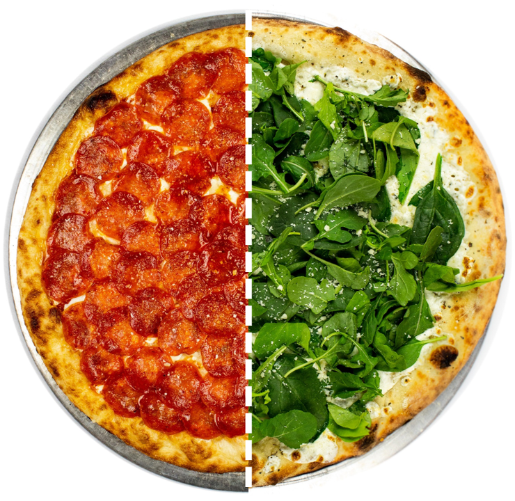 Custom Half & Half Pizza