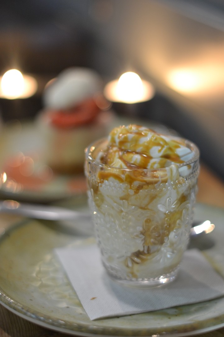 Salted Caramel Banana pudding